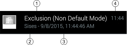Example of a Notification Item