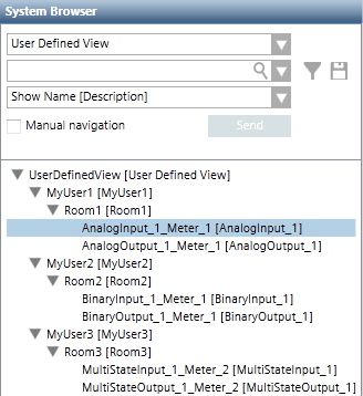 User Hierarchy Tree in System Browser