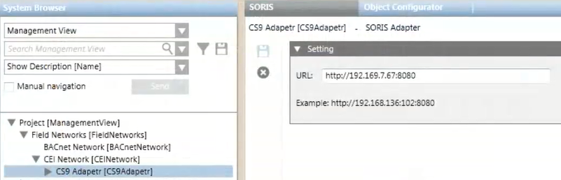 CEI-ABI Adapter Configuration
